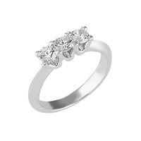 Anello Gazzola Gioielli Donna in Oro bianco Diamante AN-7558-1-1-10-F-VS/SI0.05